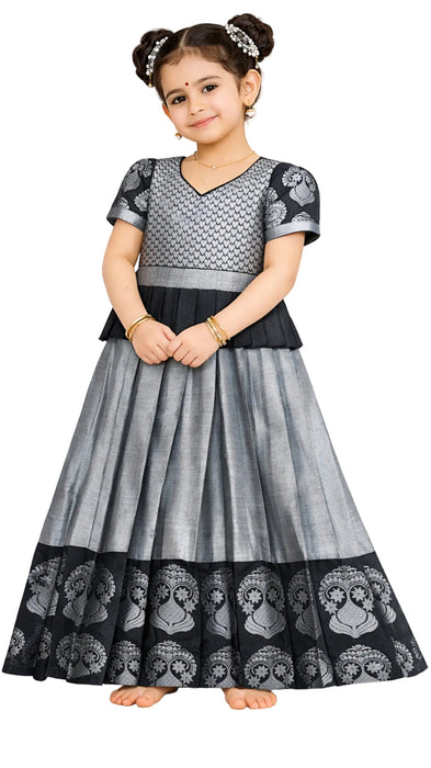 Onam Special Kids Pavadai Sattai Cotton