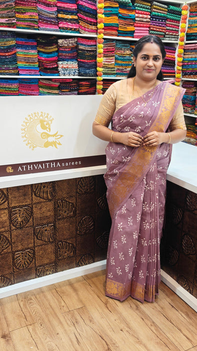 Rani Sungudi Cotton Sarees One Side Border Wax Self