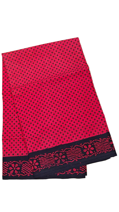 Rani 120's Polkadot Sungudi Cotton Sarees Without Zari Border