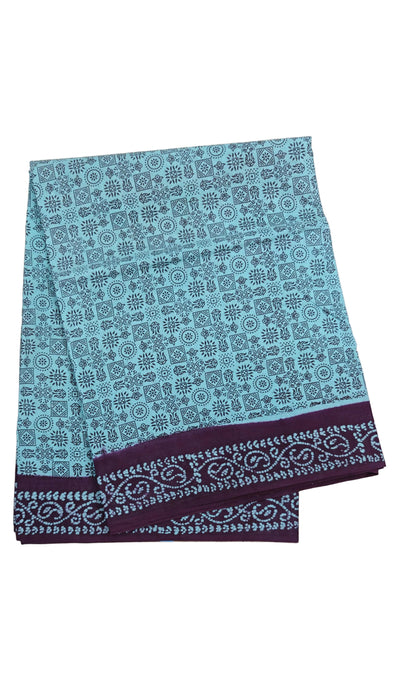 Rani Sungudi Madisar Sarees 10.50Yards Without Zari contrast Border