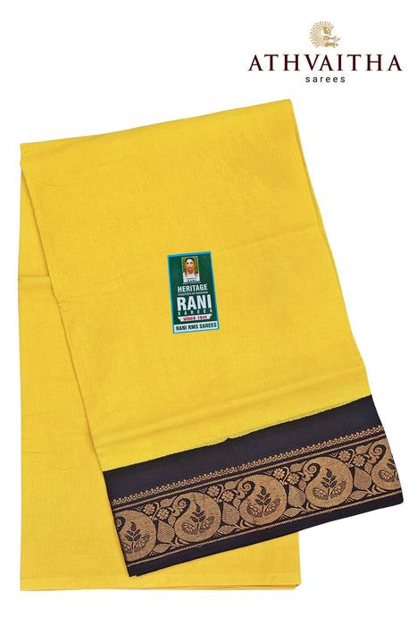 Rani 120's Sungudi Cotton Saree One Side Border - Plain