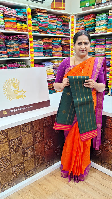 Rani Sungudi Cotton Sarees with Doubleside Contrast Border Rich Pallu