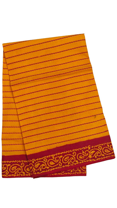 Rani Sungudi Cotton Sarees Without Zari Border - Veldhari