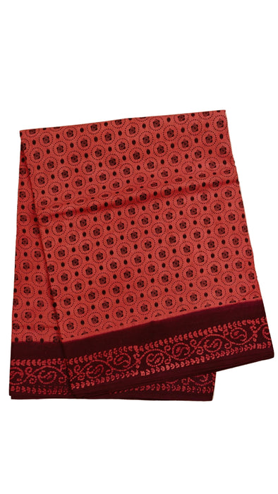 Rani Sungudi Madisar Sarees 10.50Yards Without Zari contrast Border - Circle