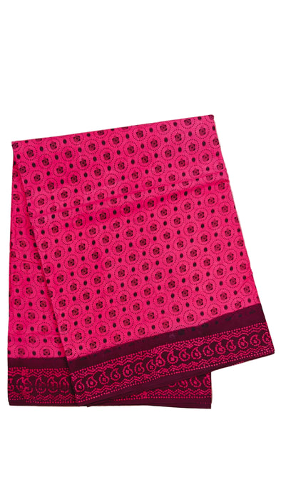 Rani Sungudi Madisar Sarees 10.50Yards Without Zari contrast Border - Circle