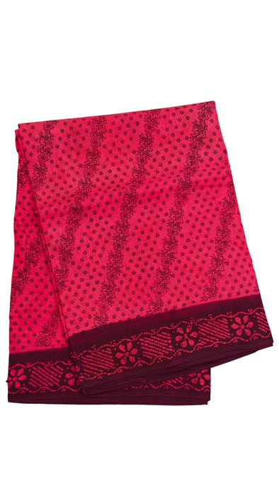 Rani Sungudi Madisar Sarees 10.50Yards Without Zari contrast Border - Kodimalar