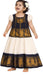 White and Gold Kids Pavadai Sattai