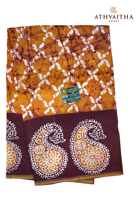 Rani Sungudi Cotton With Mango Border-Ajantha Kurunji